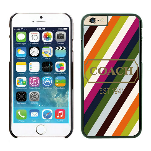 Coach Stripe Multicolor iPhone 6 Cases EZP | Women